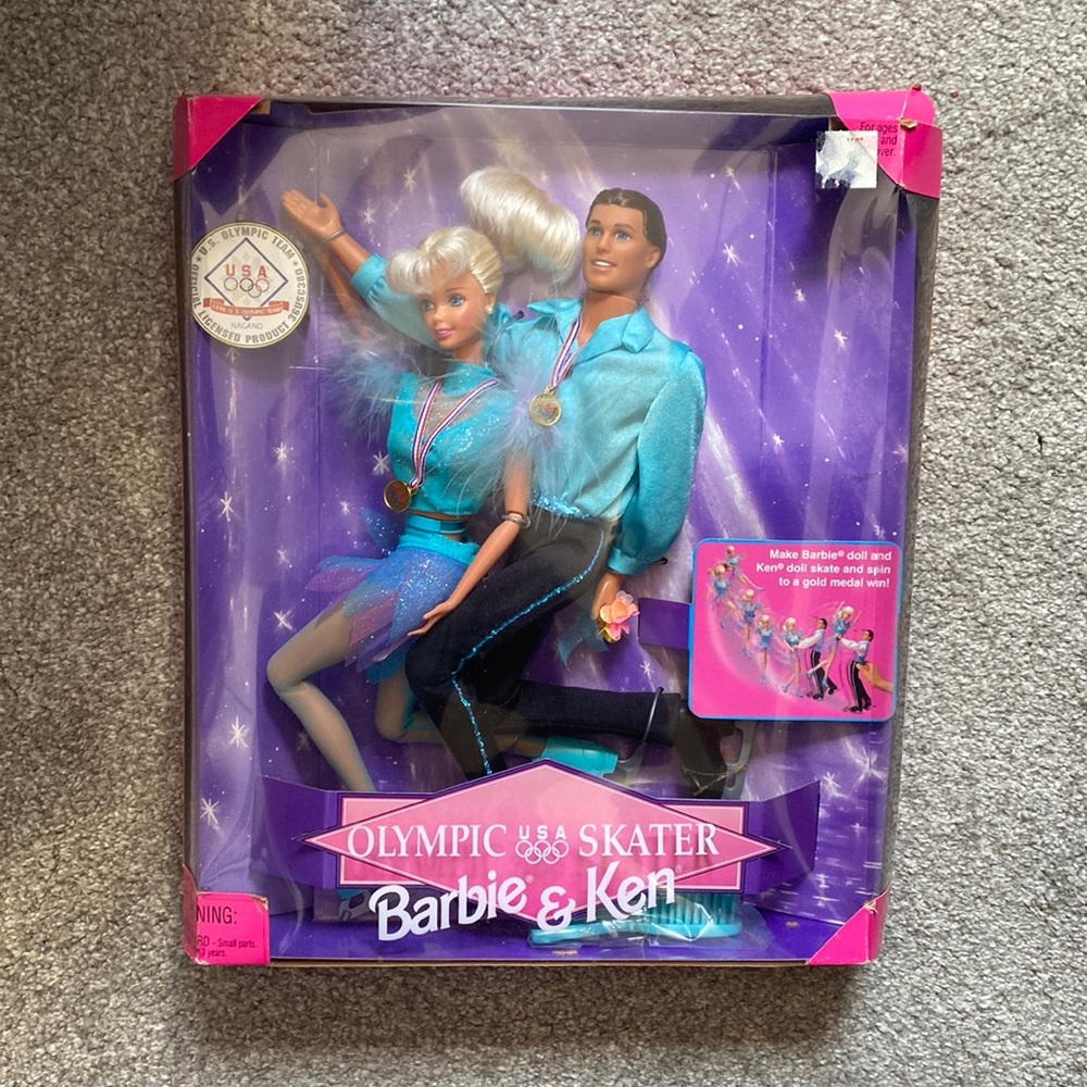 Barbie & Ken Olympic skaters
